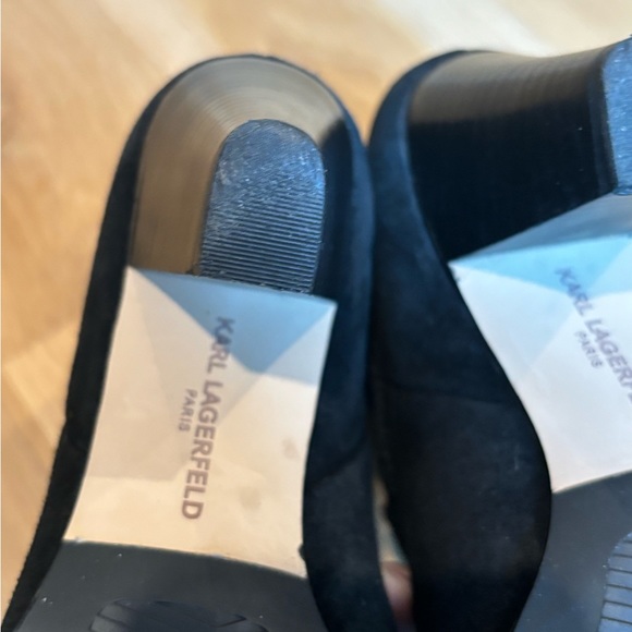 Karl Lagerfeld Provence Suede Boots - Picture 7 of 12